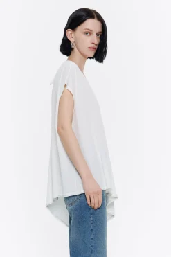 Fashion BIMBA Y LOLA Top Largo Oversize Marfil