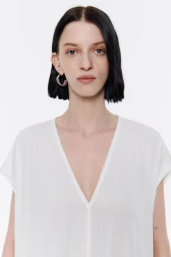 Fashion BIMBA Y LOLA Top Largo Oversize Marfil