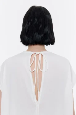 Fashion BIMBA Y LOLA Top Largo Oversize Marfil