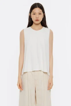 Shop BIMBA Y LOLA Top Linea A Punto Roma Marfil