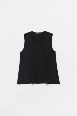 Cheap BIMBA Y LOLA Top Linea A Punto Roma Negro