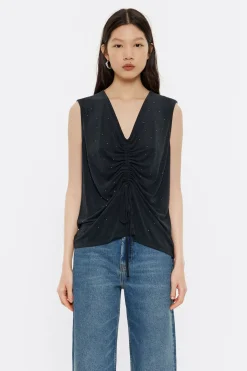 Outlet BIMBA Y LOLA Top Recto Negro