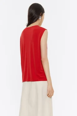 Discount BIMBA Y LOLA Top Recto Rojo