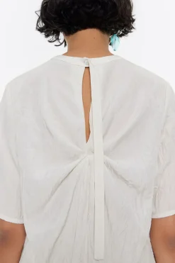 Store BIMBA Y LOLA Vestido Camiseta Midi Mantequilla