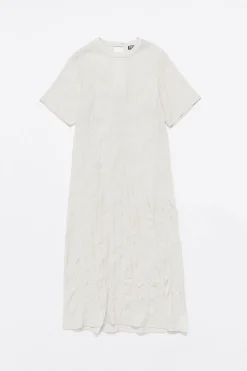 Store BIMBA Y LOLA Vestido Camiseta Midi Mantequilla