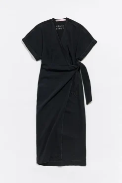 Clearance BIMBA Y LOLA Vestido Cruzado Denim Negro