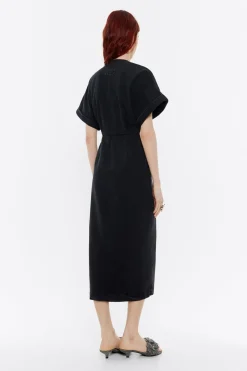 Clearance BIMBA Y LOLA Vestido Cruzado Denim Negro