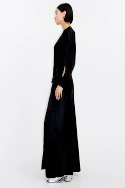 Hot BIMBA Y LOLA Vestido Cruzado Saten Negro