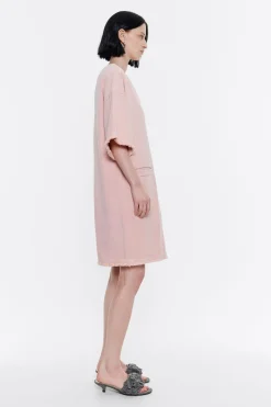 Best BIMBA Y LOLA Vestido Denim Corto Rosa