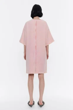 Best BIMBA Y LOLA Vestido Denim Corto Rosa