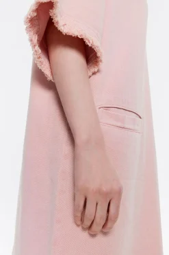 Best BIMBA Y LOLA Vestido Denim Corto Rosa