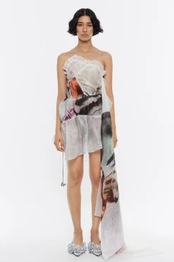 Cheap BIMBA Y LOLA Vestido Fruncido Perfume Xl Verde