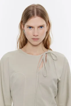 Best BIMBA Y LOLA Vestido Mini Algodon Verde Claro