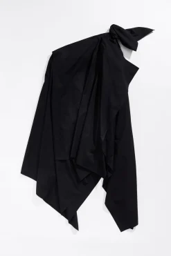 Shop BIMBA Y LOLA Vestido Multicapas Algodon Negro