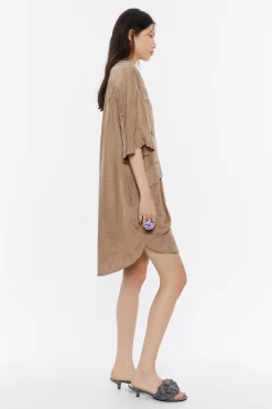 Fashion BIMBA Y LOLA Vestido Oversize Fluido Camel