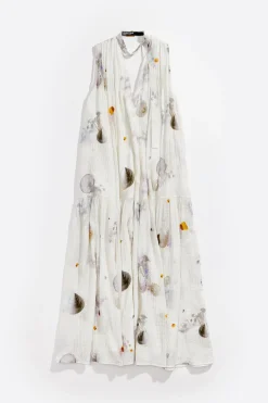 Hot BIMBA Y LOLA Vestido Oversize Waves Marfil