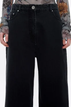Hot BIMBA Y LOLA Wide Leg - Vaquero Negro Lavado