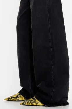 Best Sale BIMBA Y LOLA Zapato Salon Piel Print Serpiente Amarillo