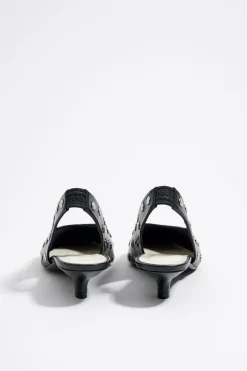 Best BIMBA Y LOLA Zapato Salon Tachas Piel Negro